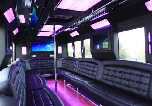 party bus interior Downers Grove Il limo
