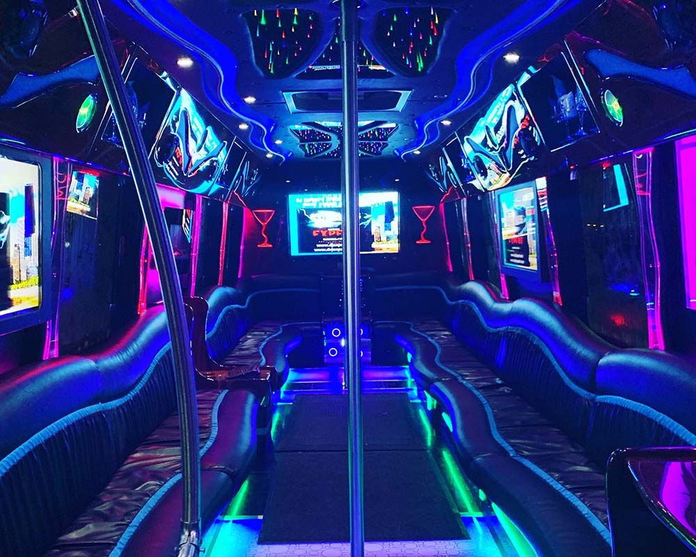 40 passenger limo bus stretch limo Downers Grove Il